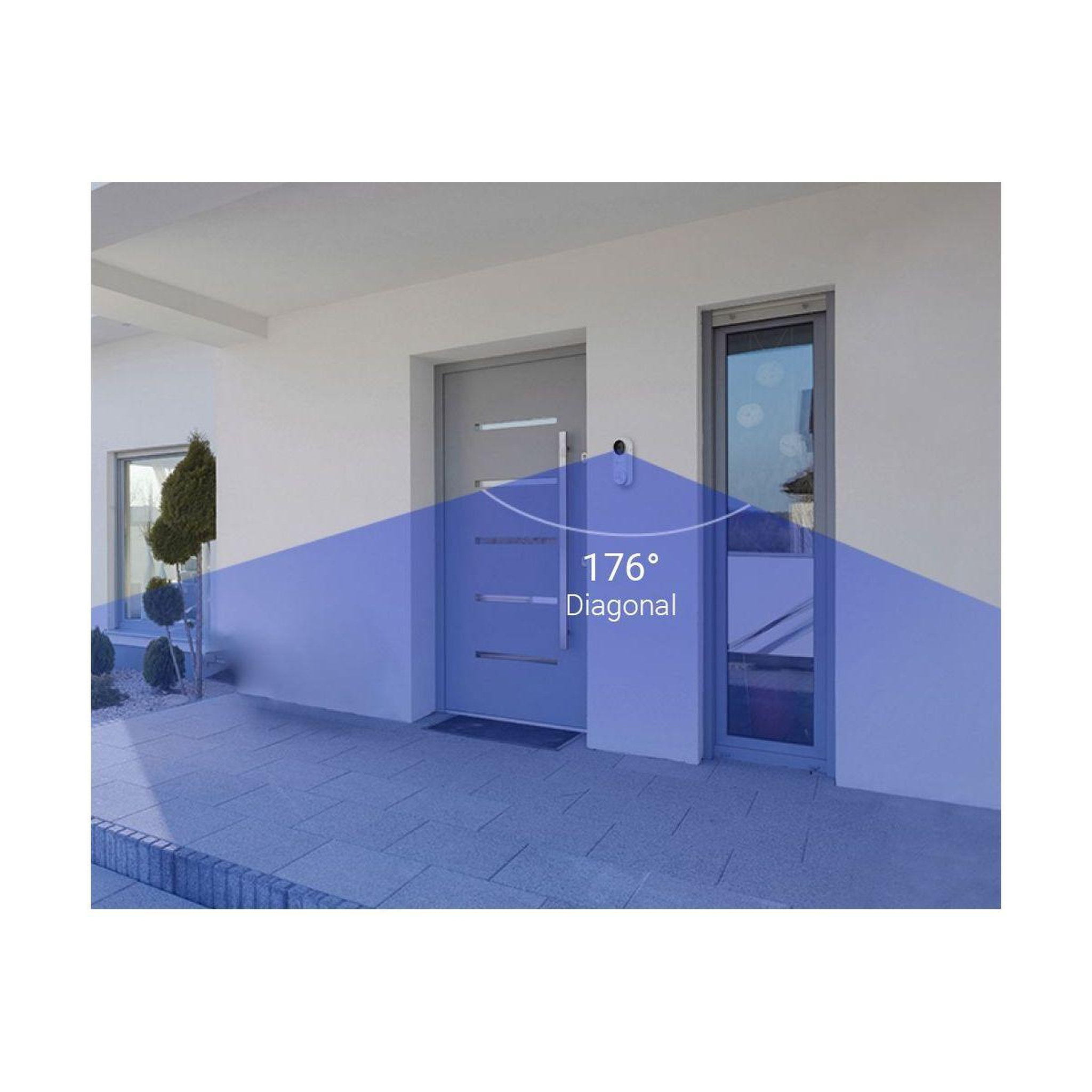 Voir la diapositive 4 : EZVIZ Sonnette connectée DB2 PRO B 2K+ - Carillon inclus / 4MP