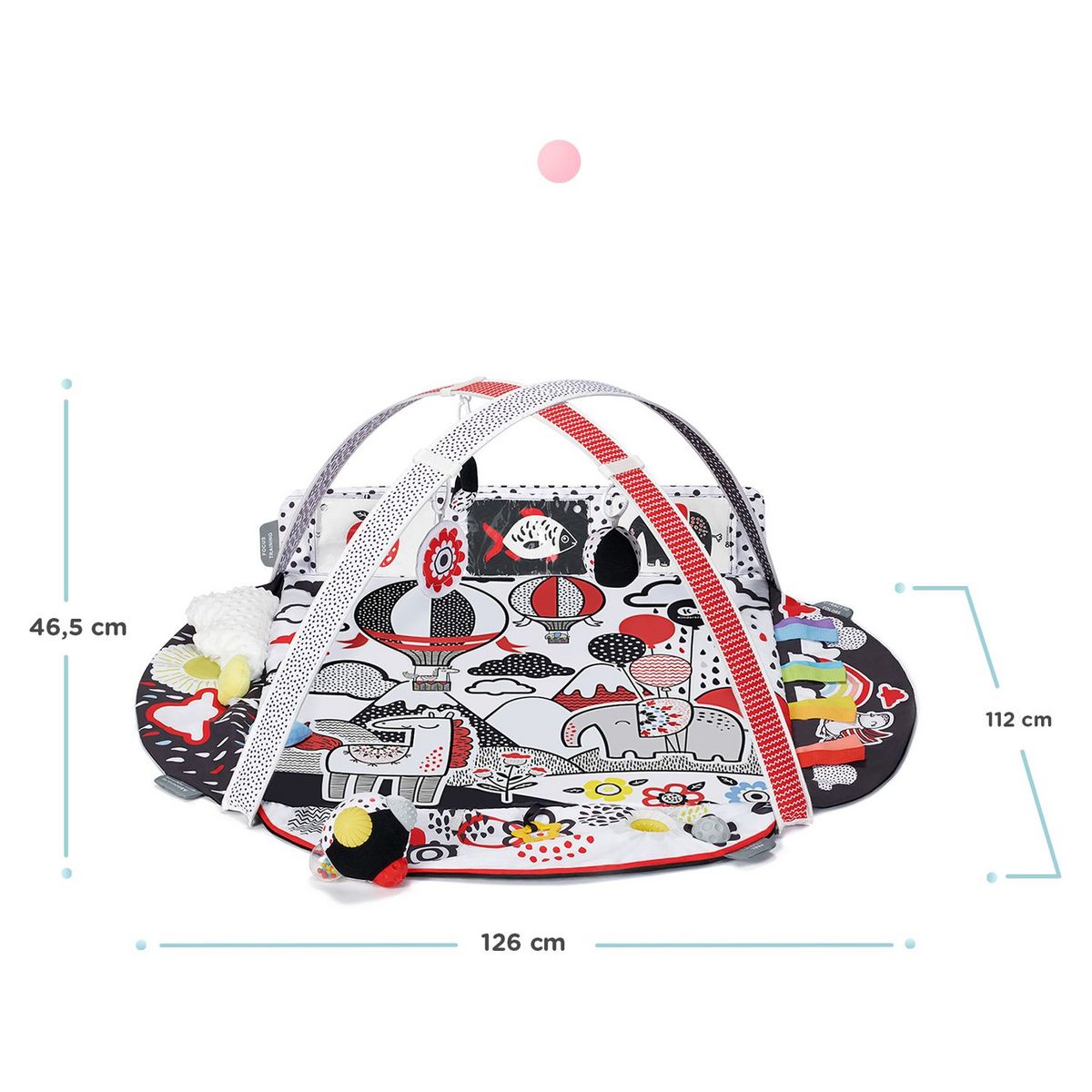 KINDERKRAFT Tapis d'éveil 4SMART multicolore bébé 