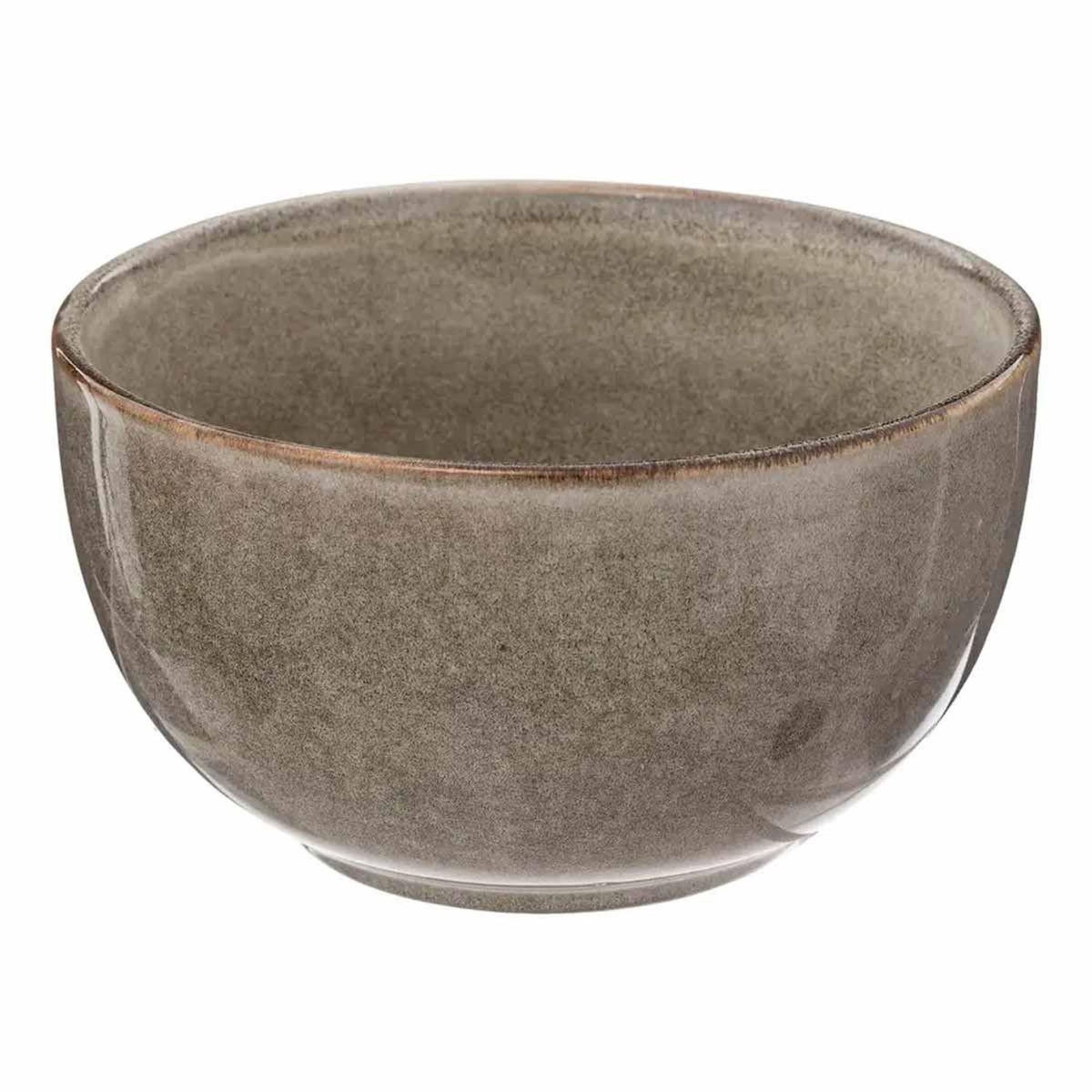 SECRET DE GOURMET Lot de 6 Bols en Céramique  Callie  70cl Taupe