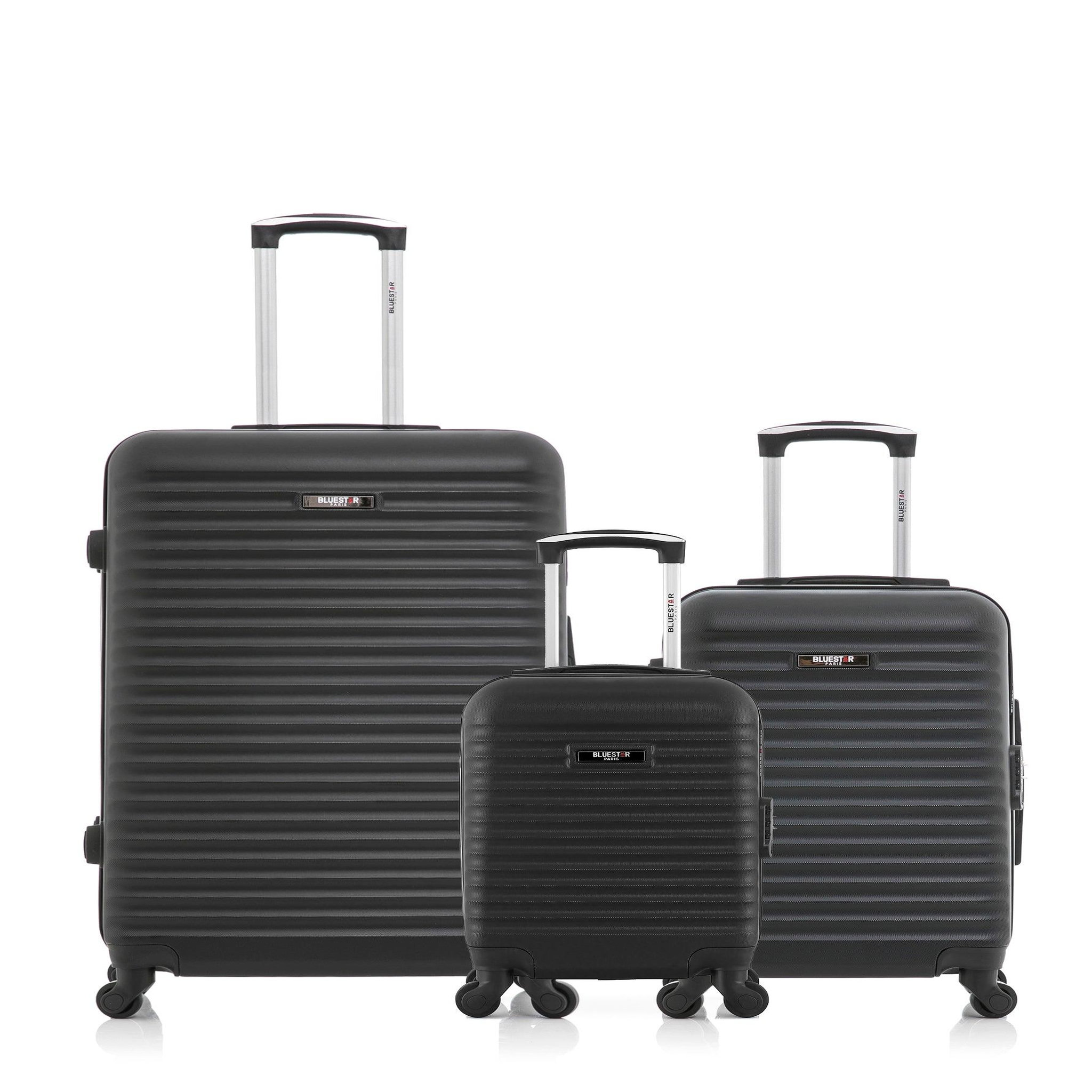 BLUESTAR Bluestar - lot de 3 - valises grand format, cabine et cabine xxs brazilia
