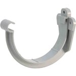 GIRPI Support de gouttière 1/2 ronde - gris