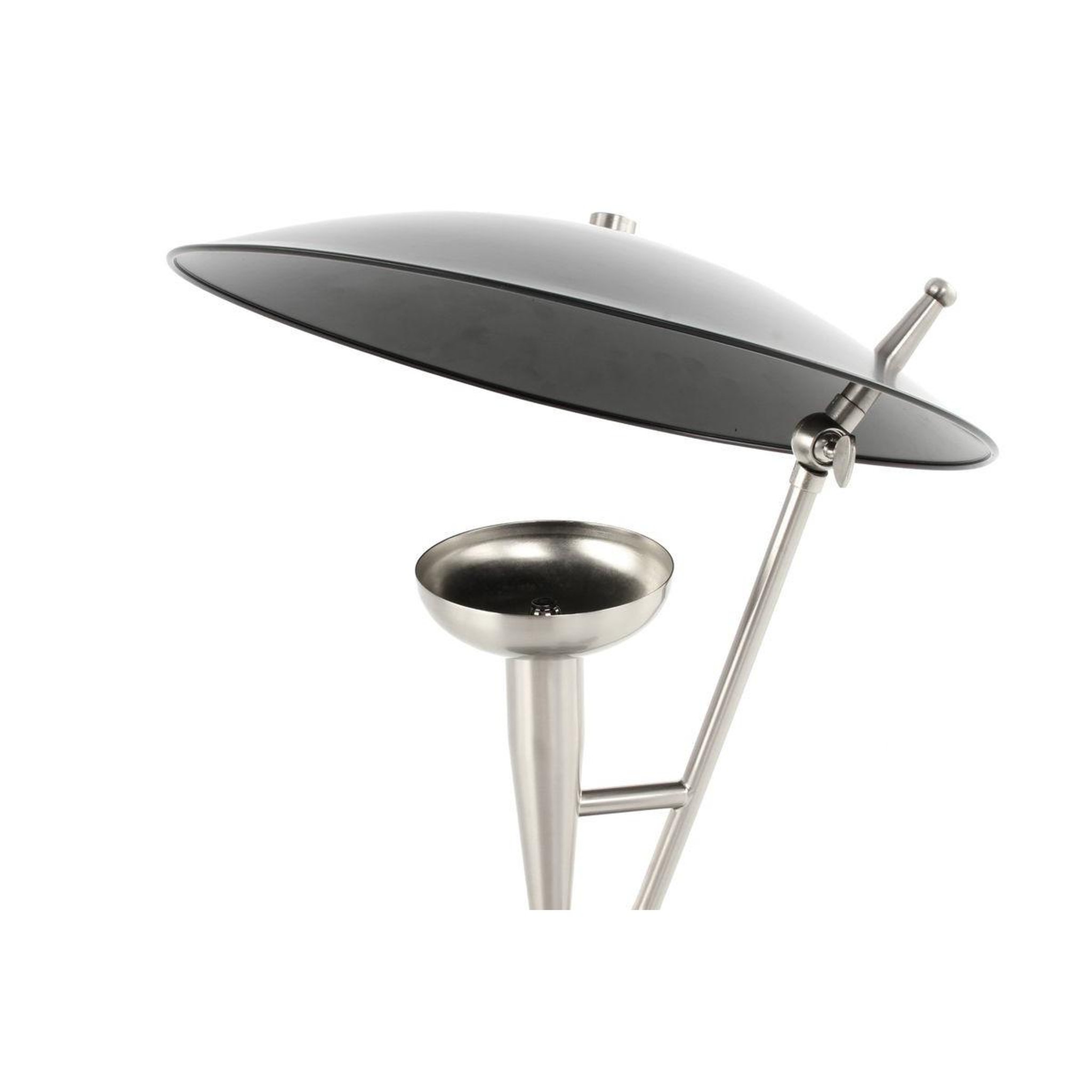 Voir la diapositive 3 : Paris Prix Lampe à poser design  flyer  50cm noir & argent