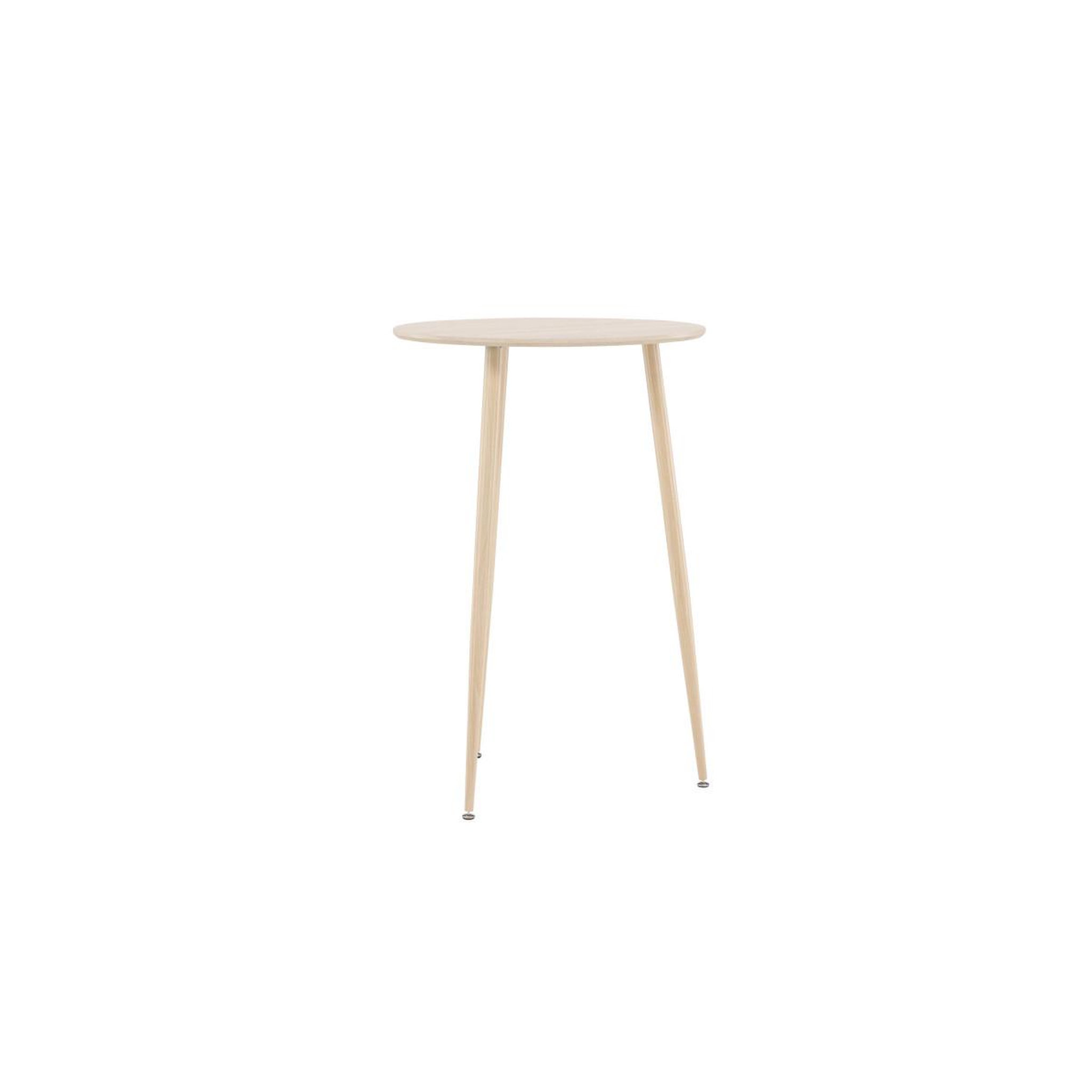 Voir la diapositive 2 : Paris Prix Table de Bar  Plaza  105cm Naturel