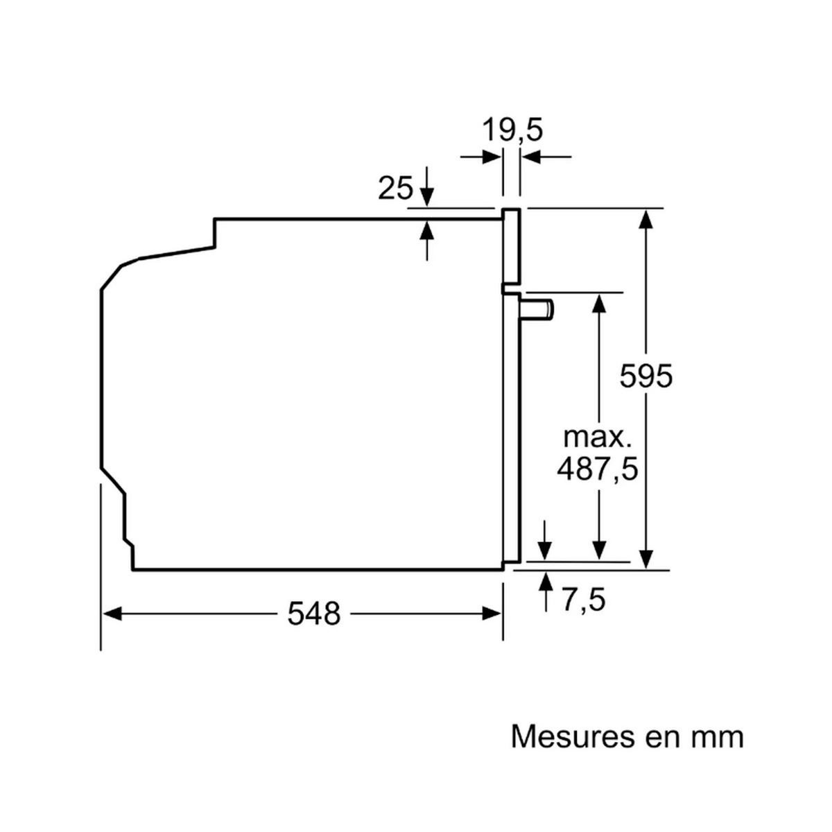 Neff Four intégrable 71l 60cm pyrolyse + hydrolyse graphite-grey - B2ACJ7AG0