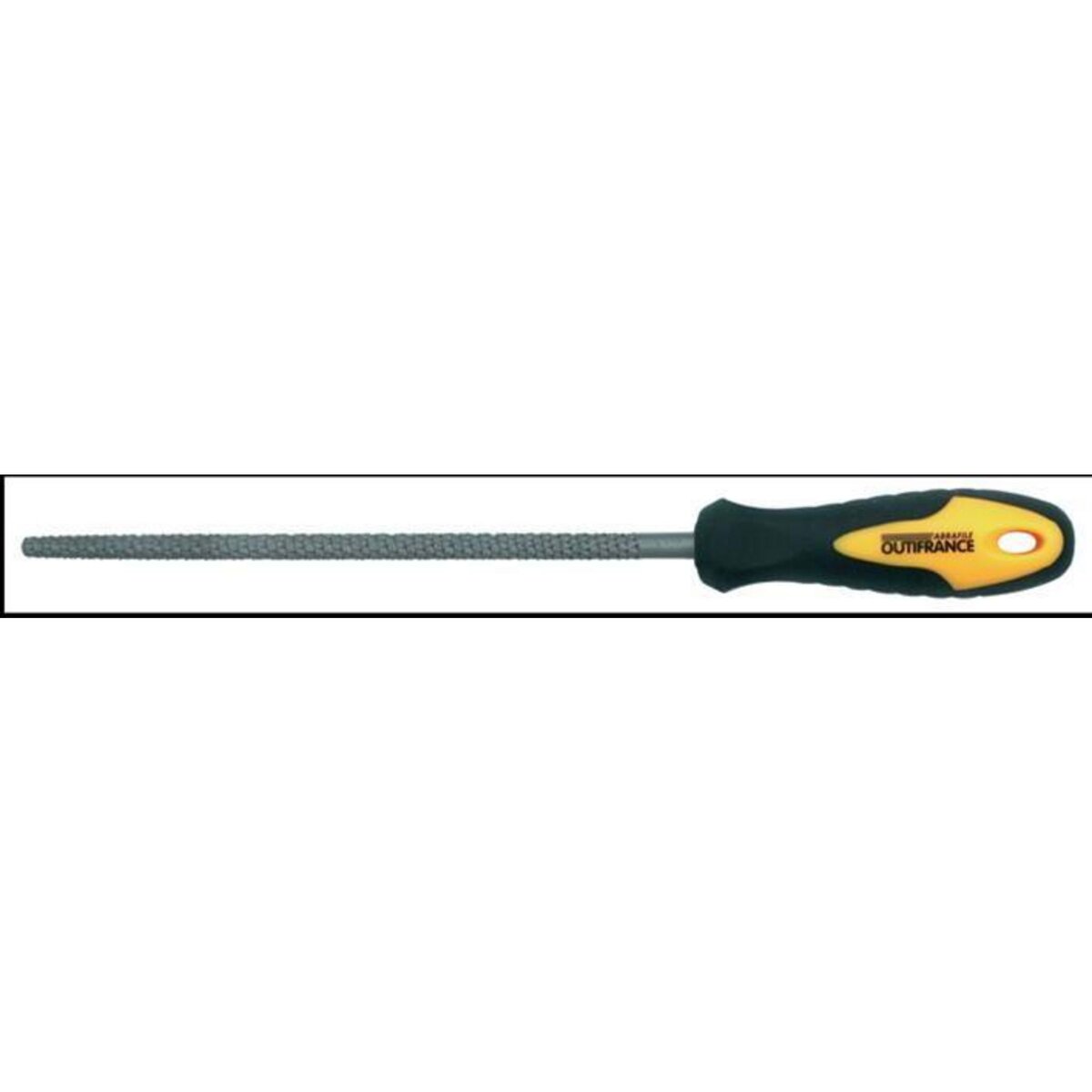 OUTIFRANCE Râpe à bois ronde manche bi-matière 250 mm