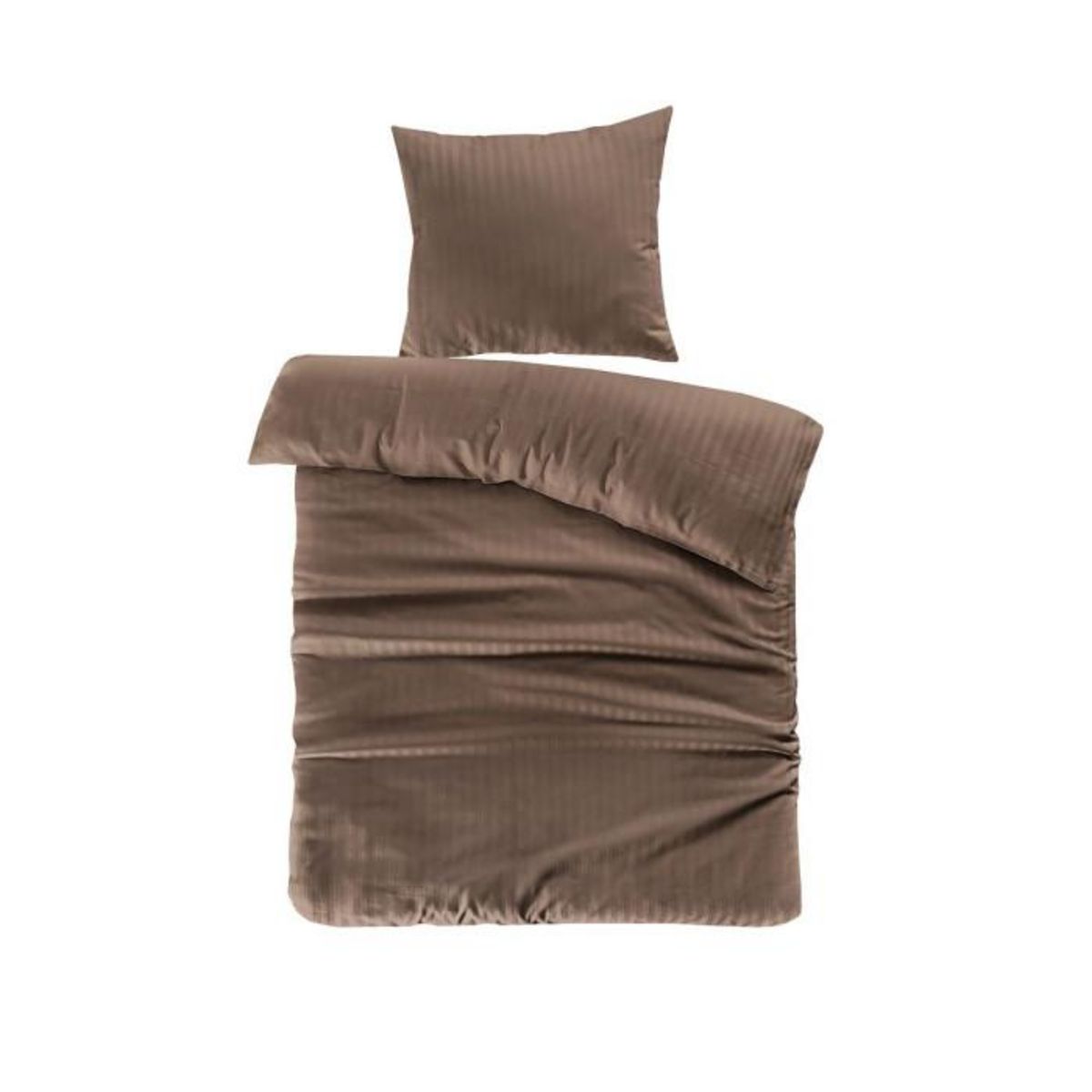 Paris Prix Parure de Lit 2 Pièces  Valerina  140x200cm Marron