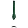 Voir la diapositive 3 : VIDAXL Parasol de jardin en porte-a-faux et poteau en aluminium vert