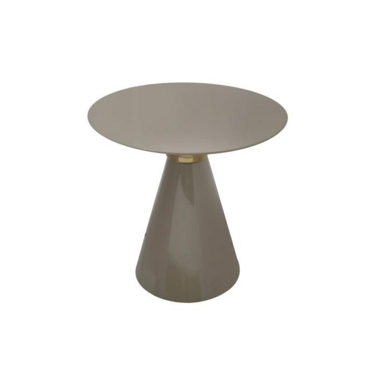 Paris Prix Table d'Appoint Design  Pina  46cm Taupe