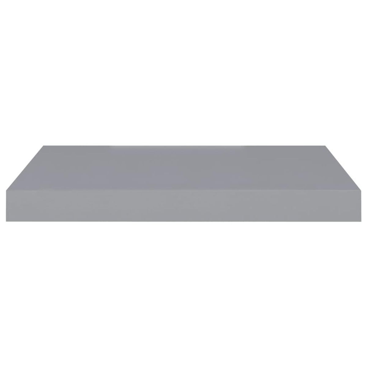 VIDAXL Etagere murale flottante gris 50x23x3,8 cm MDF