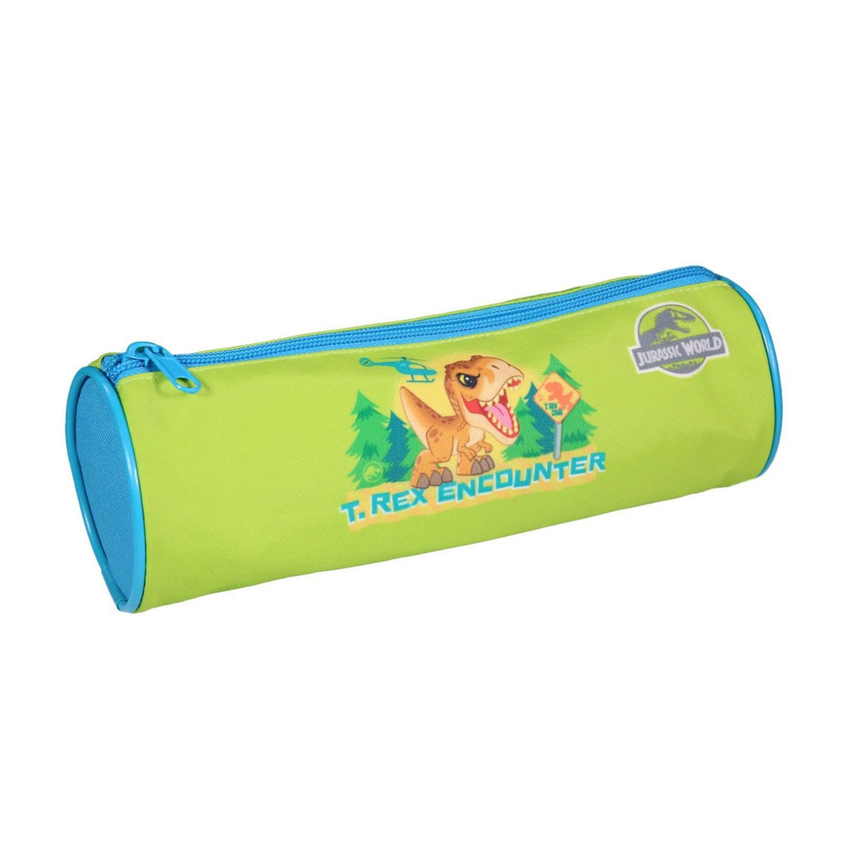 Bagtrotter BAGTROTTER Trousse scolaire ronde Jurassic World Vert