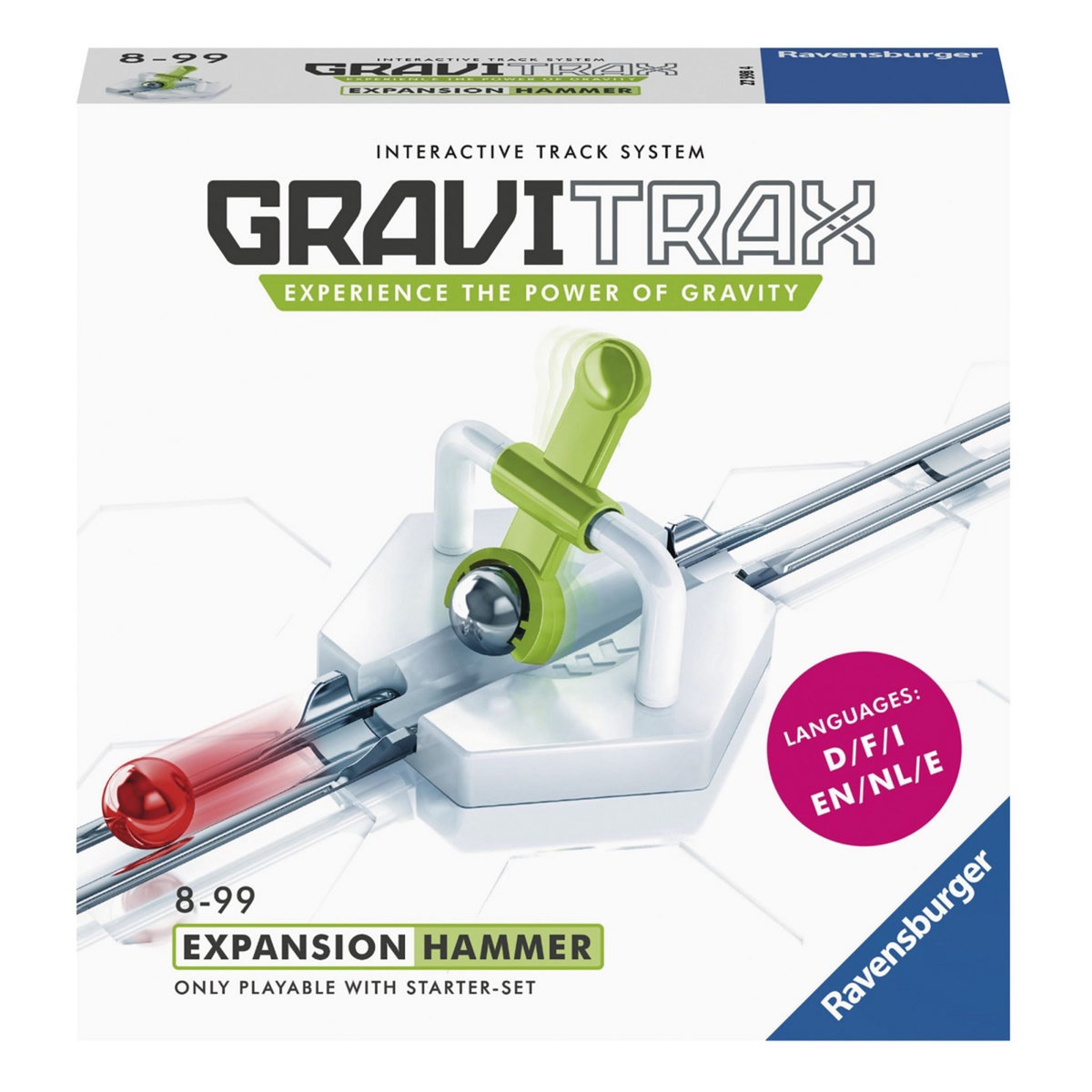 RAVENSBURGER Jeu de construction GraviTrax - Bloc d'action Hammer Marteau