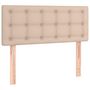 Voir la diapositive 4 : VIDAXL Tete de lit a LED Cappuccino 90x5x78/88 cm Similicuir
