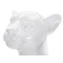 Voir la diapositive 4 : Paris Prix Statue Déco en Résine  Léopard Assis  74cm Blanc