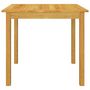 Voir la diapositive 3 : VIDAXL Ensemble a manger de jardin 3 pcs Marron