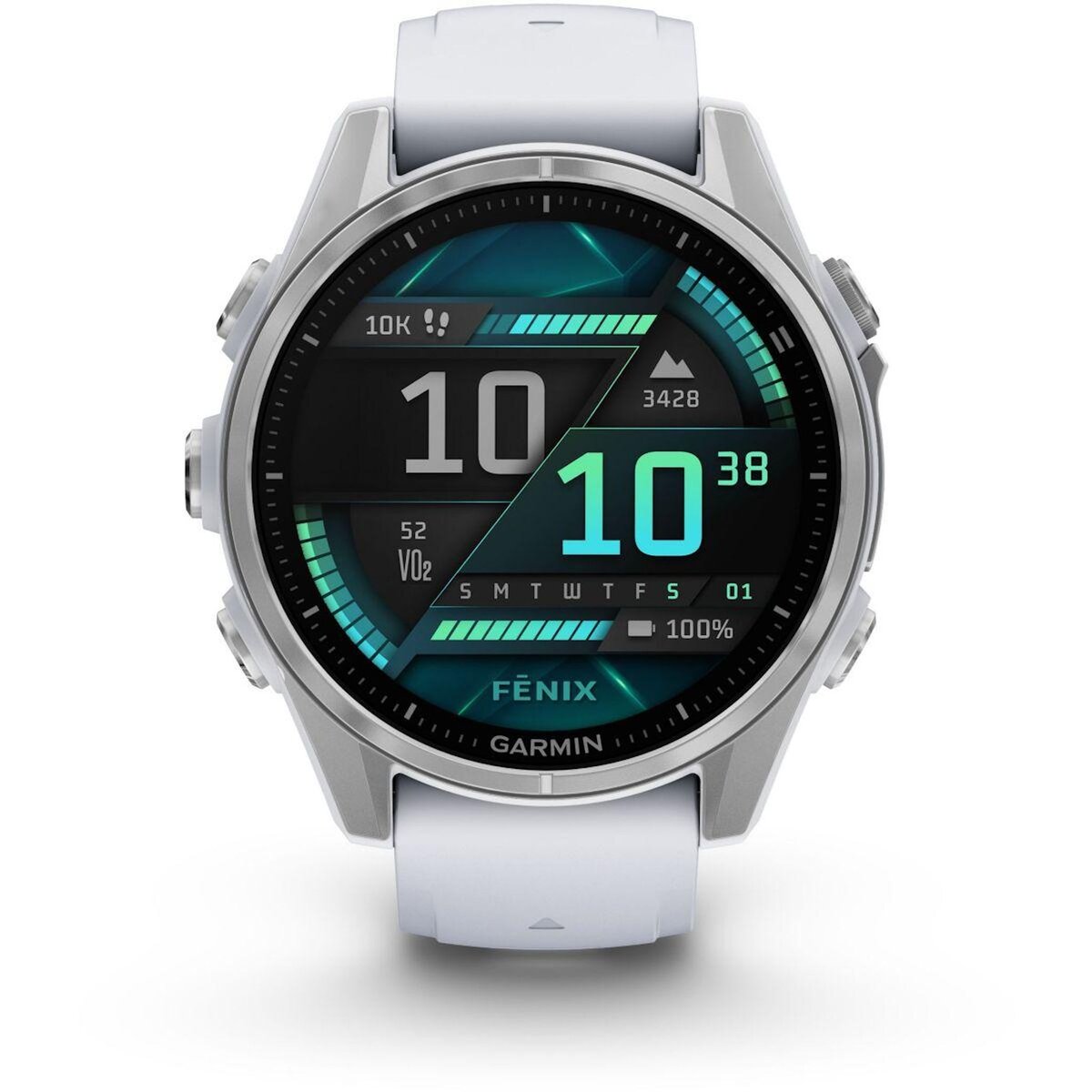 GARMIN Montre sport Fenix 8 43mm Blanc