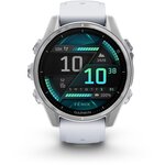 GARMIN Montre sport Fenix 8 43mm Blanc