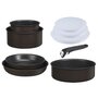 TEFAL INGENIO 5 PERFORMANCE Set 9 pièces CACAO Induction