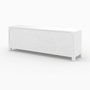 Voir la diapositive 5 : Rendez vous déco Meuble TV en plâtre blanc cassé et bois d'acacia 145 cm-Fira