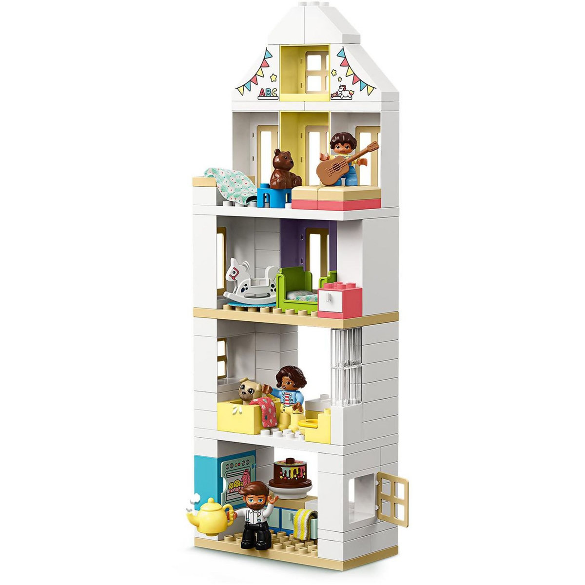 LEGO DUPLO Ma Ville 10929 La Maison Modulable 3 en 1, Maison de Poupée, Jouet Enfant 2 ans