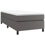 Voir la diapositive 3 : VIDAXL Cadre de lit sans matelas gris 90x200 cm similicuir