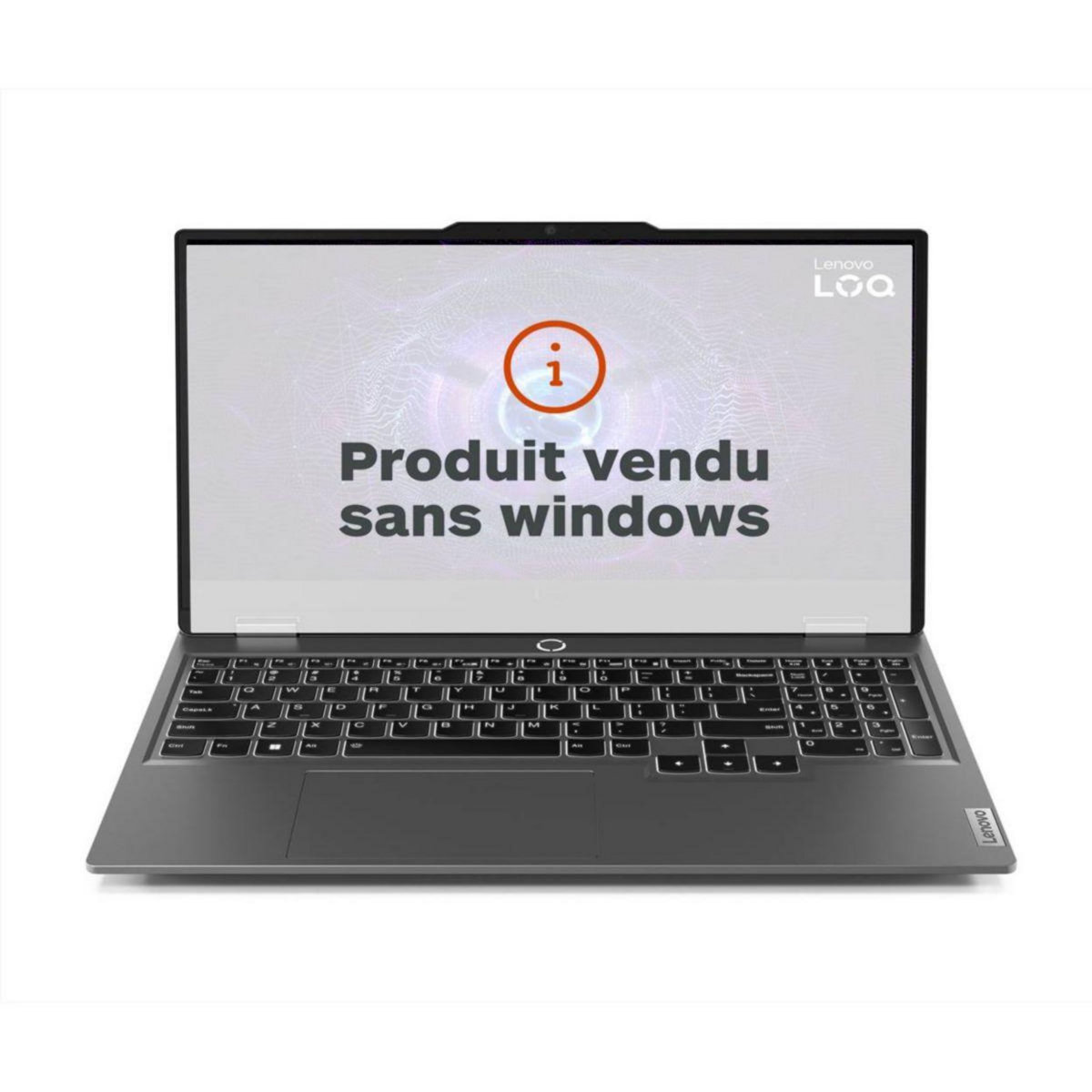 Lenovo PC Gamer LOQ 15IAX9 RTX4060 8Go sans Windows