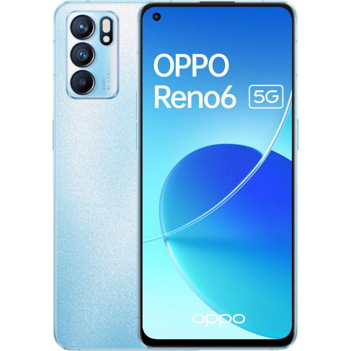 OPPO Reno6 Reconditionné 128 Go - Grade A+ - Bleu