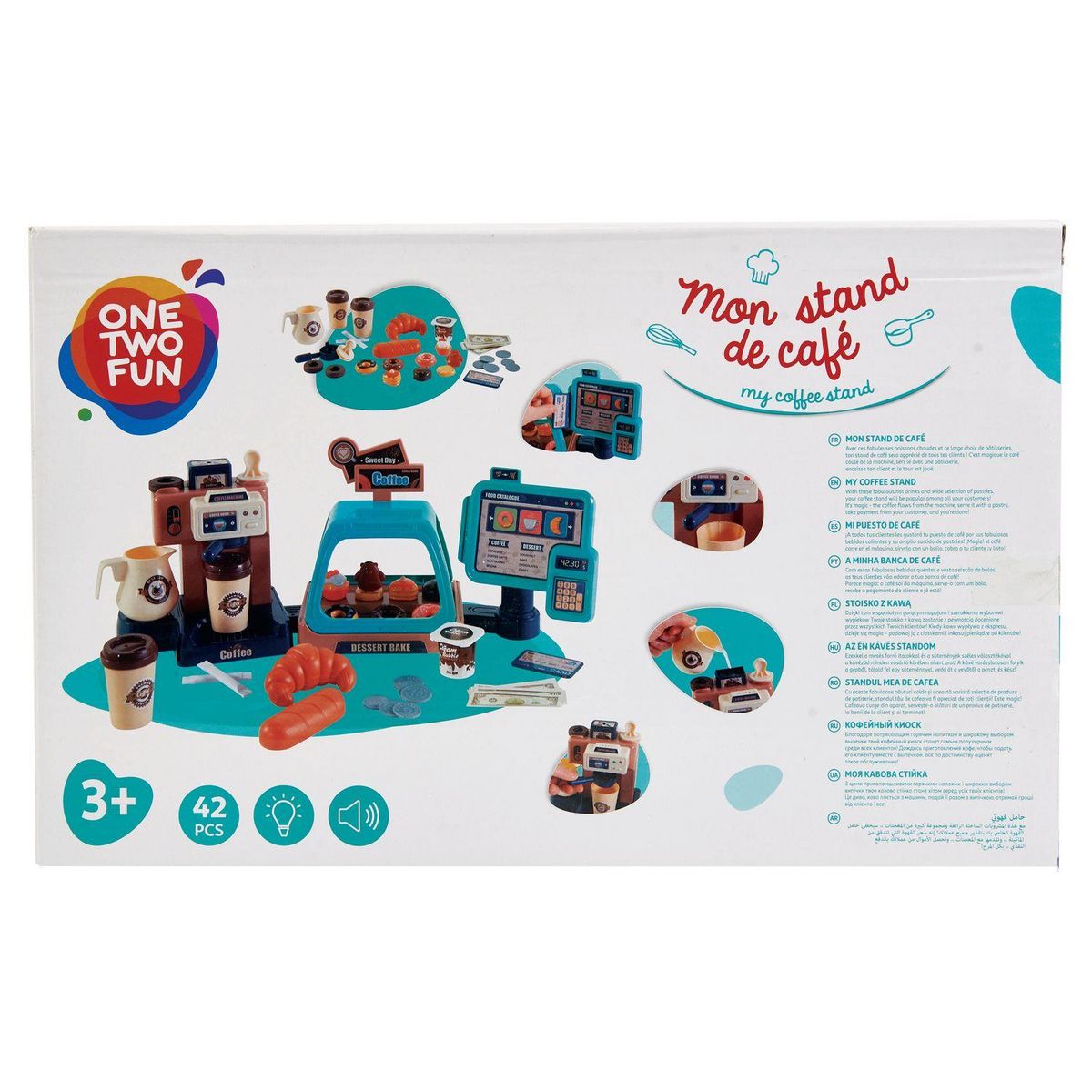 One Two Fun Mon stand pause café