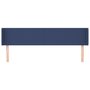 Voir la diapositive 3 : VIDAXL Tete de lit avec oreilles Bleu 163x16x78/88 cm Tissu