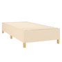 Voir la diapositive 4 : VIDAXL Sommier a lattes de lit avec matelas Creme 80x200 cm Tissu