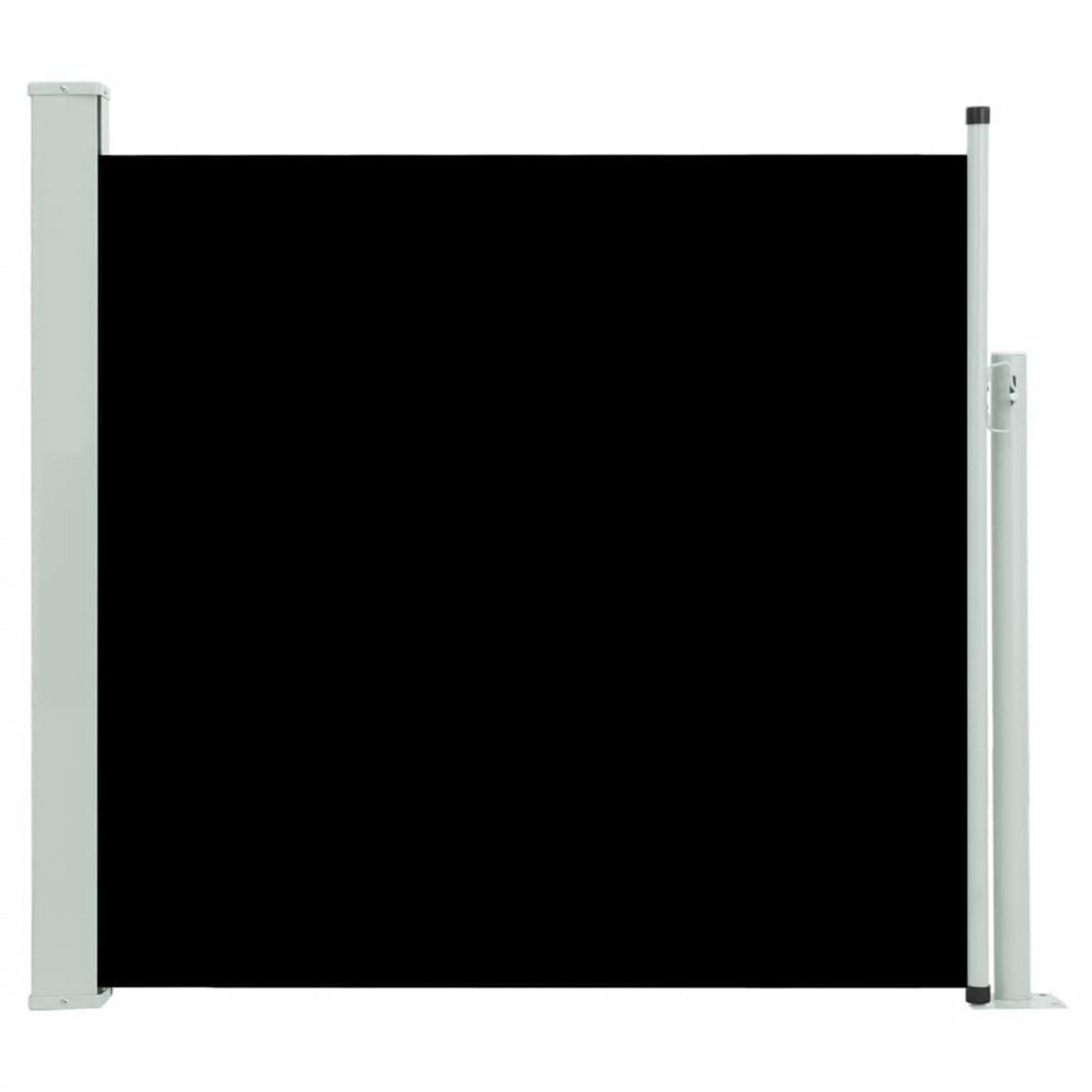 VIDAXL Auvent lateral retractable de patio 170x300 cm Noir