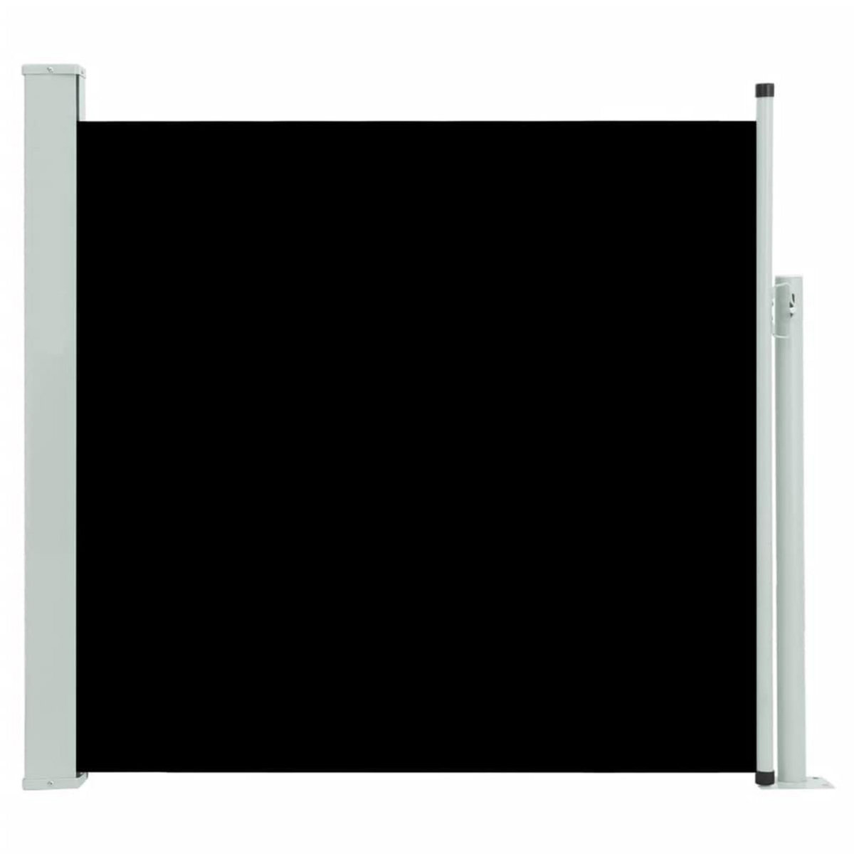 VIDAXL Auvent lateral retractable de patio 170x300 cm Noir