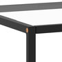 Voir la diapositive 5 : VIDAXL Table basse Noir avec verre trempe 120x50x35 cm
