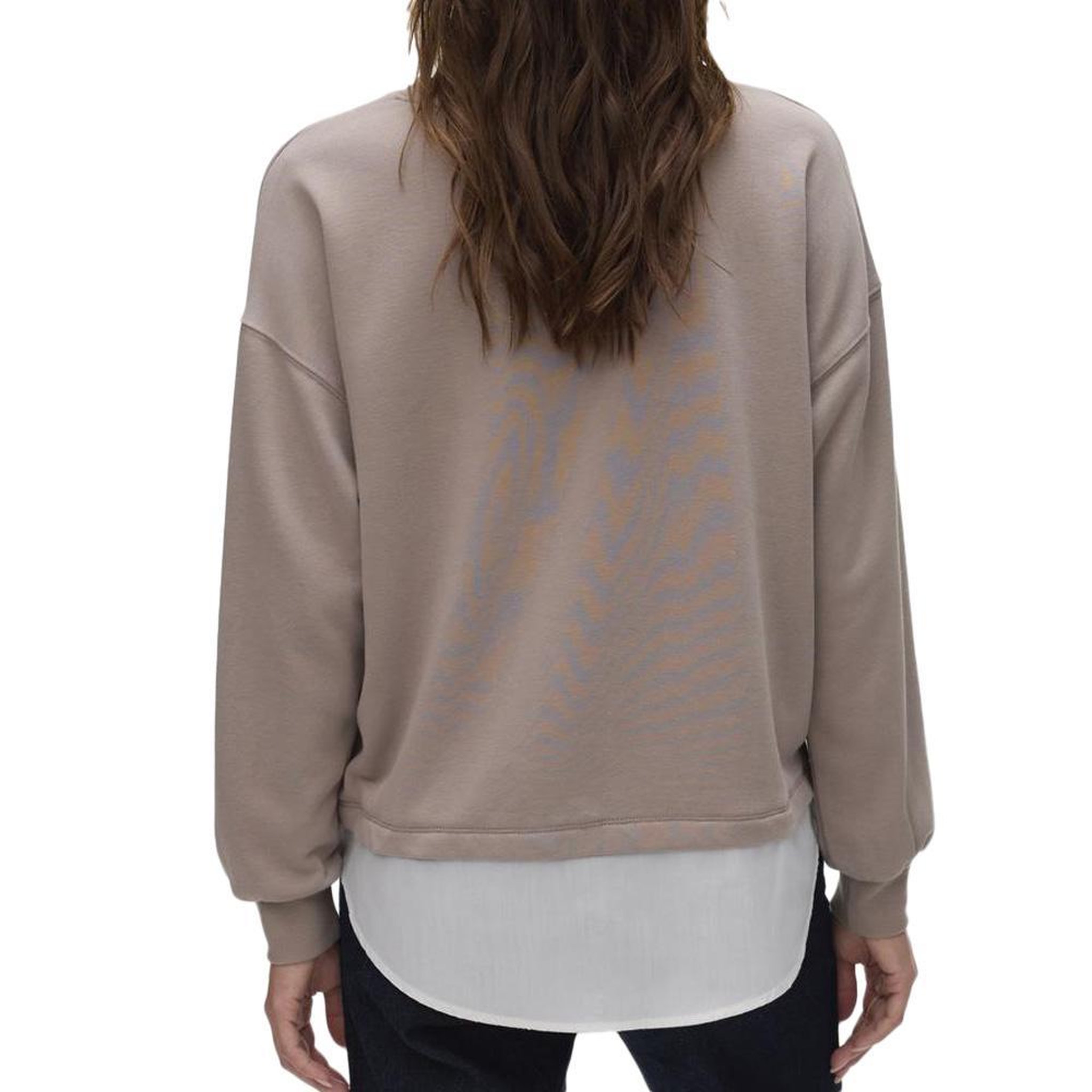 Voir la diapositive 2 : Vero Moda Sweat Beige Femme Vero Moda Yoyo