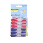 DIVERS 12 Pinces à linge - Plastique - Multicolore