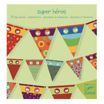 Djeco 3 guirlandes de fanions Super Heros