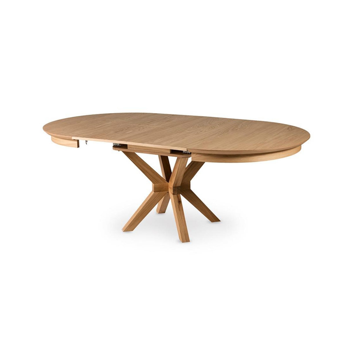 LISA DESIGN Virtuoso - table à manger ronde extensible - effet bois - 4 à 8 personnes - bois