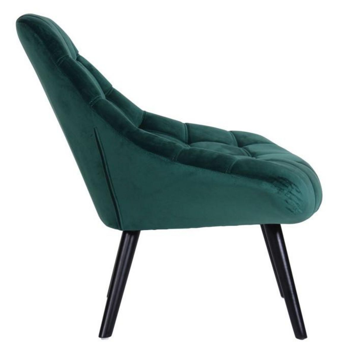 Paris Prix Lot de 2 Fauteuils en Velours  Johan  102cm Vert