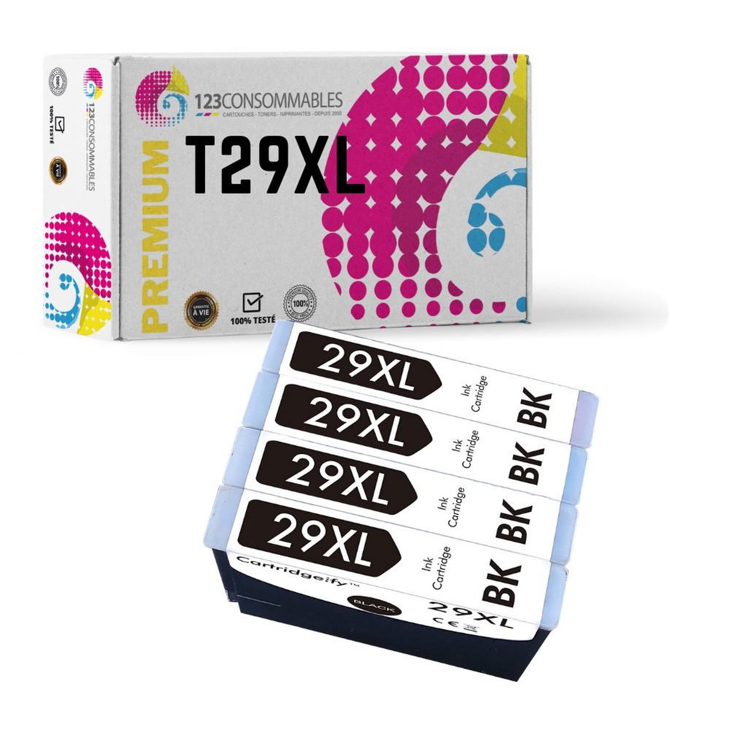 Pack 4 Cartouches compatibles EPSON T29XL Neuf - vue 2