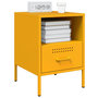 Voir la diapositive 3 : VIDAXL Tables de chevet 2 pcs jaune moutarde 36x39x50,5 cm acier
