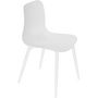Voir la diapositive 3 : JARDILINE Lot de 2 chaises de jardin - Aluminium/Résine - Blanc - CORFOU