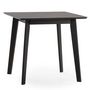 Voir la diapositive 4 : VS VENTA-STOCK Ensemble table 80x80 cm et 4 chaises de salle à manger Nala Noir