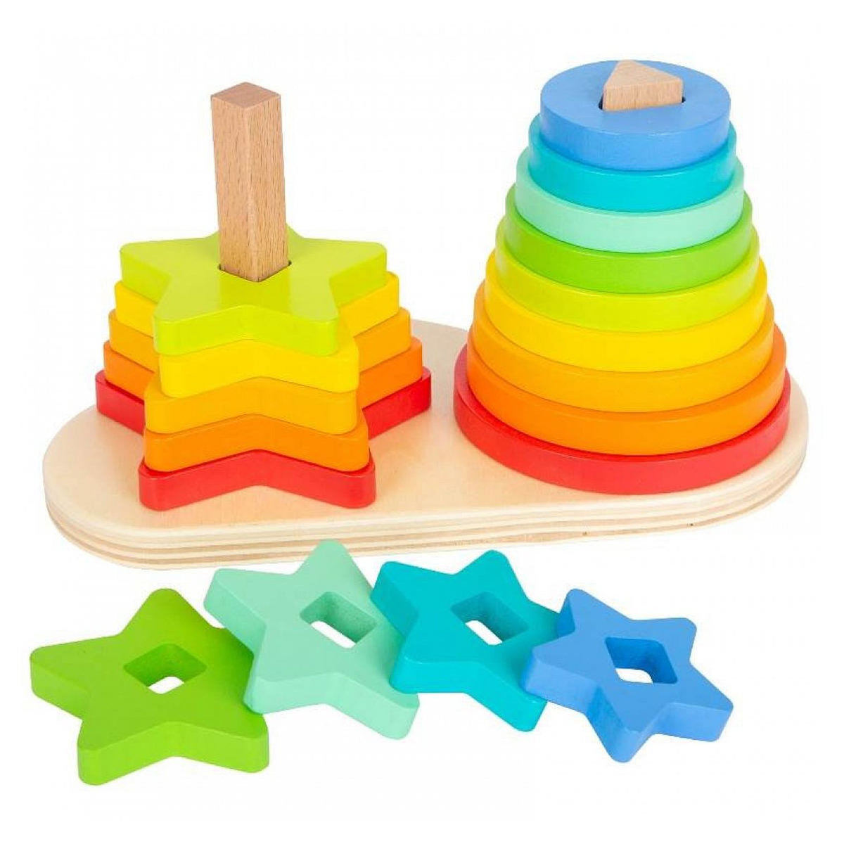 SMALLFOOT Jeu a encastrer arc en ciel