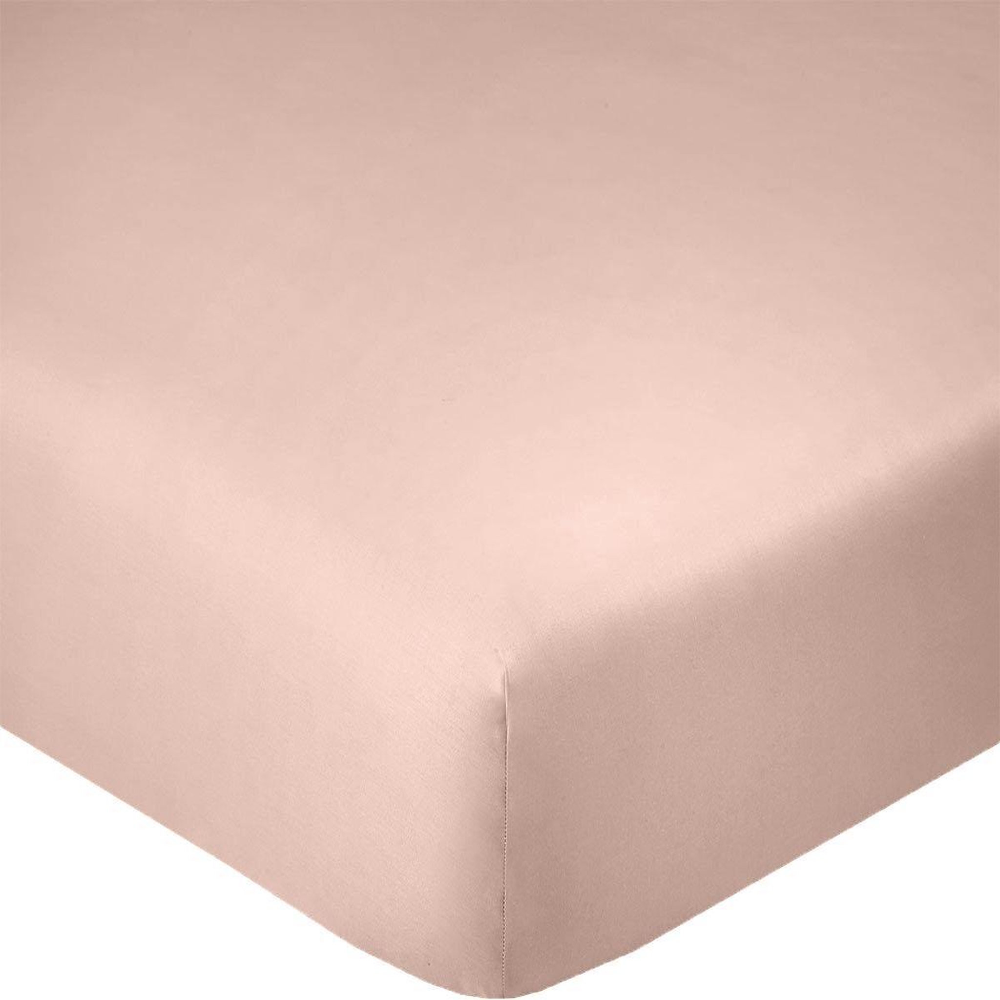 Voir la diapositive 1 : Home collection 2 draps housse bonnet 35cm 100% coton 57fils