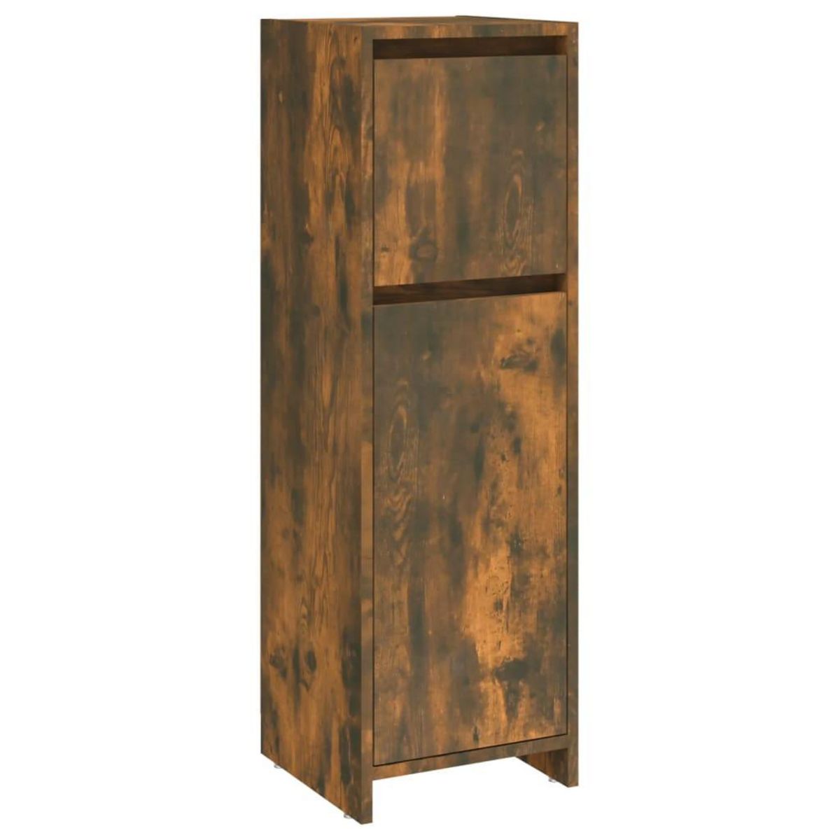 VIDAXL Armoire de bain Chene fume 30x30x95 cm Bois d'ingenierie