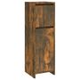 Voir la diapositive 2 : VIDAXL Armoire de bain Chene fume 30x30x95 cm Bois d'ingenierie