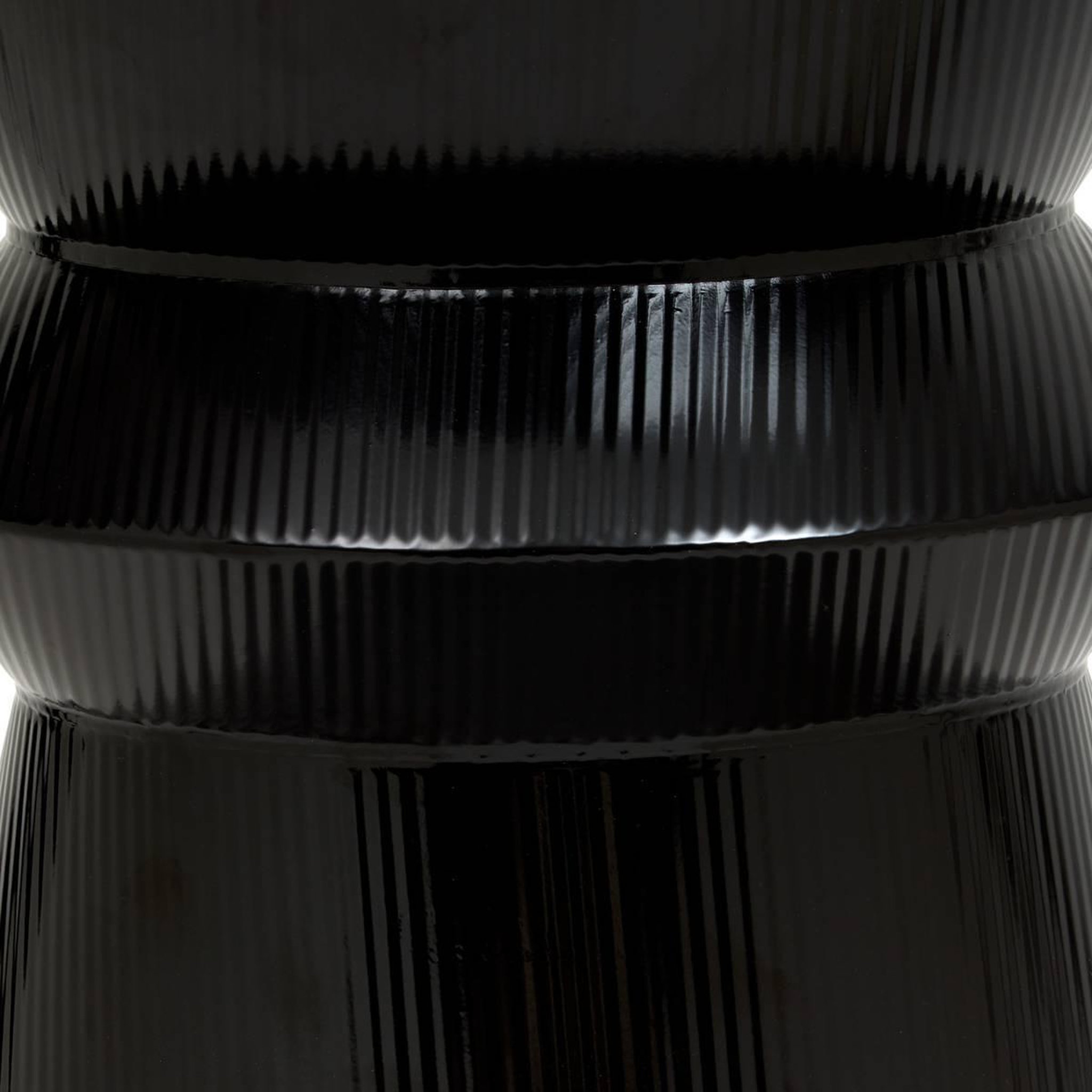 Voir la diapositive 4 : ATMOSPHERA Table d'appoint totem  maya  35cm noir