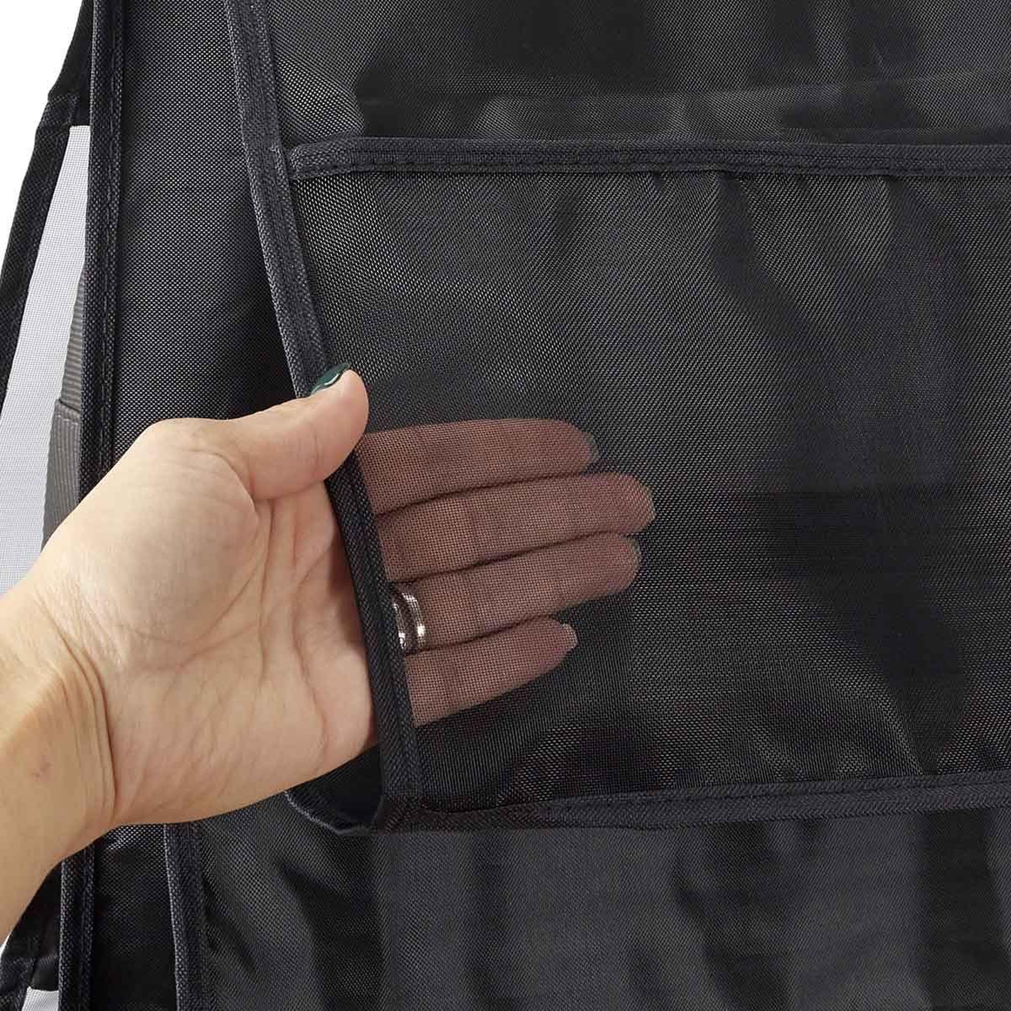 Voir la diapositive 3 : Je cherche une idee Rangement à Suspendre  6 Sacs à Main  83cm Noir
