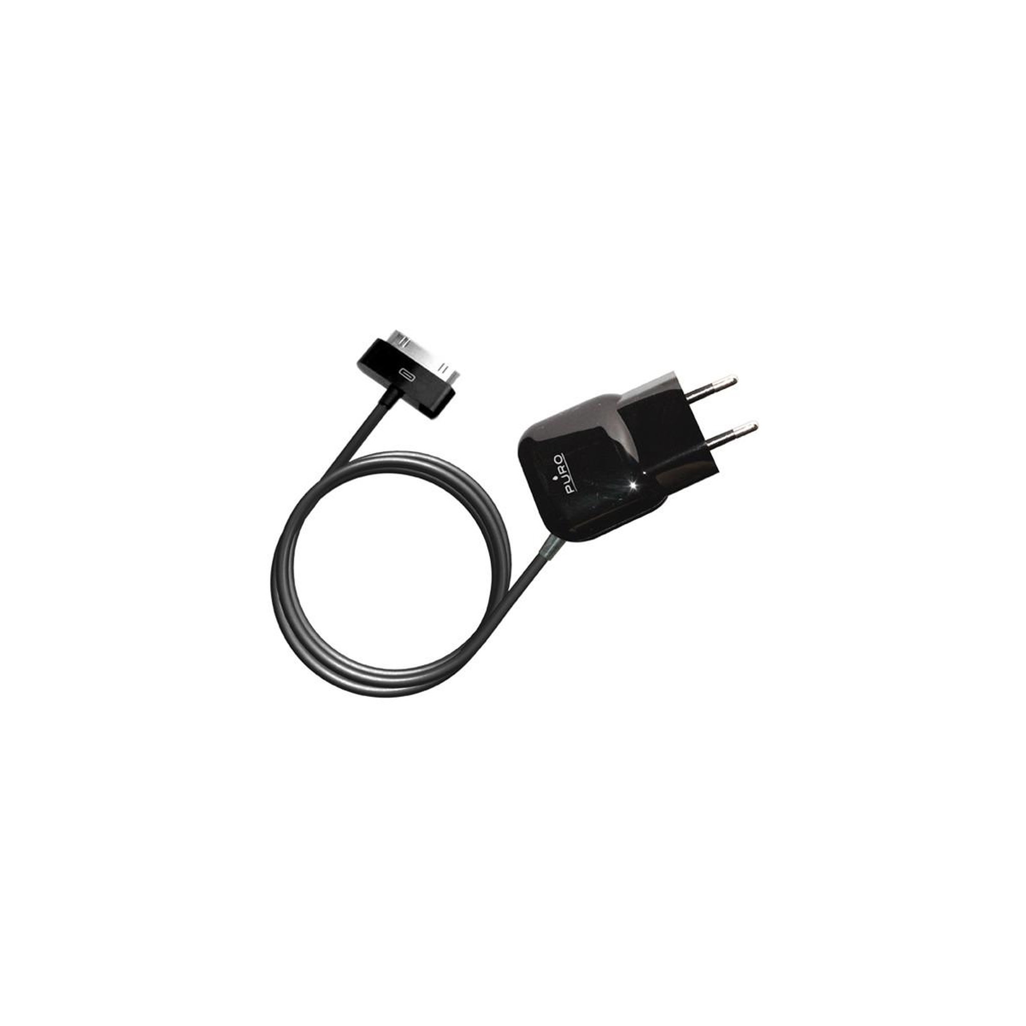 Puro PURO MTCAPPLEBLK chargeur d'appareils mobiles Téléphone portable, MP3, MP4 Noir Secteur Intérieure