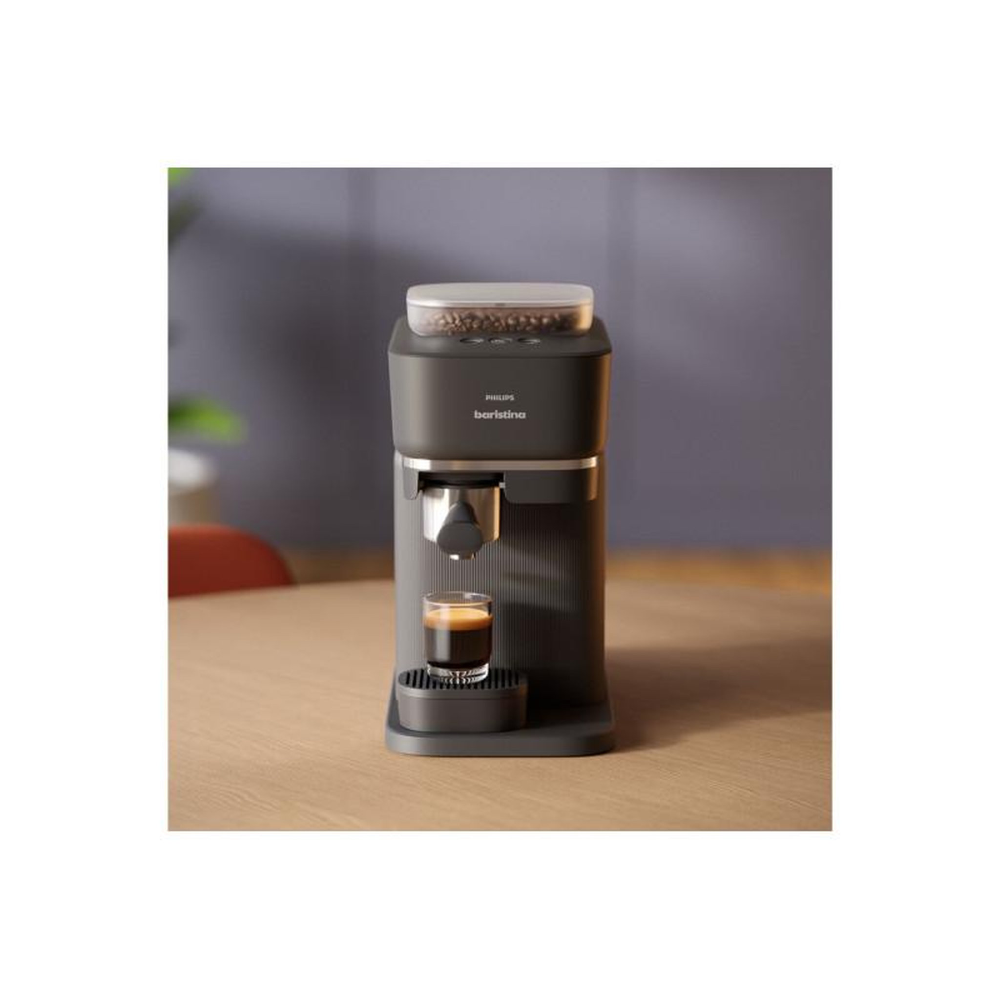Voir la diapositive 6 : Philips Machine à expresso baristina bar300/60 cafetière à grain noire