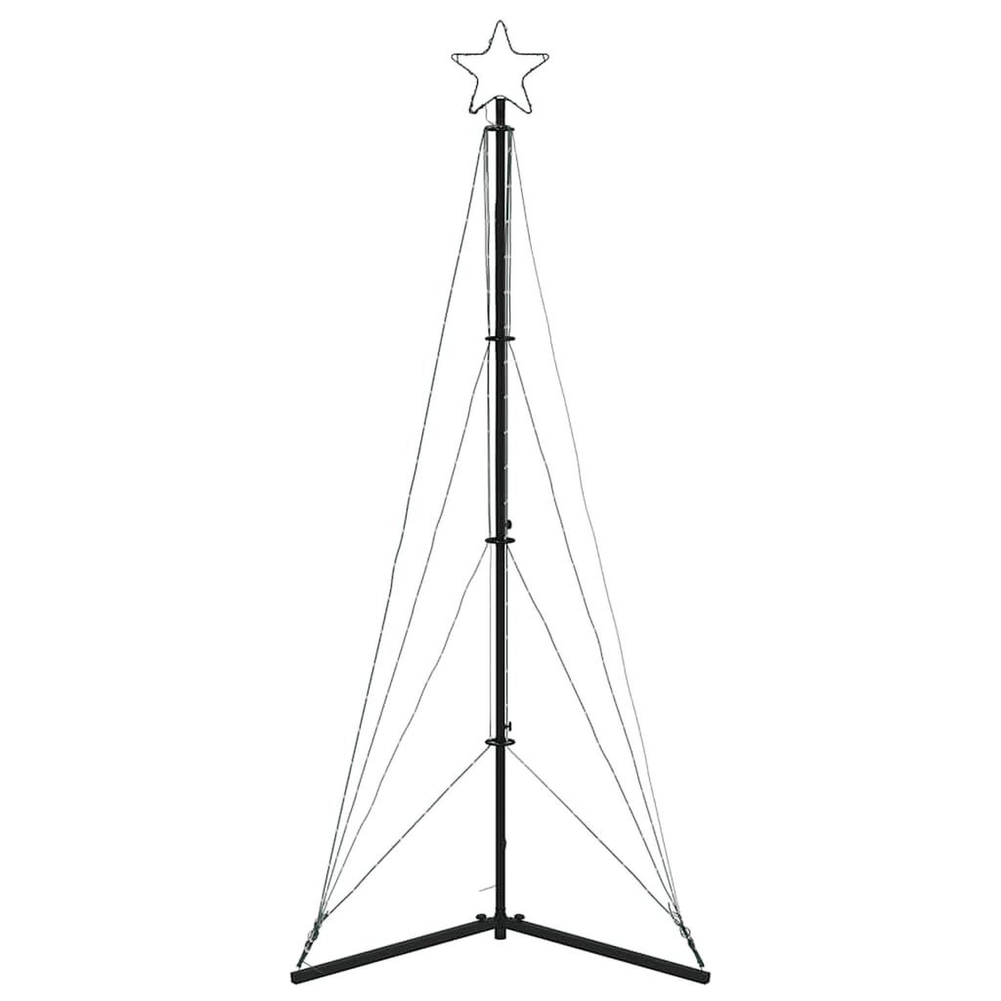 Voir la diapositive 5 : VIDAXL Sapin de Noël a LED 363 LED blanc froid 182 cm